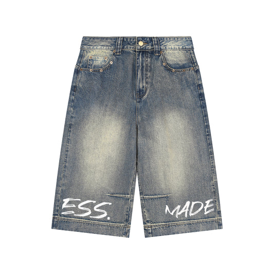 ‘EM’ Vintage Baggy Shorts